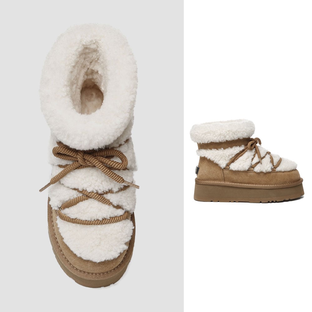 [무료배송] 호주정품 EVER AU 숏카멘 스노우 부츠 (굽3.8cm) UGG UEA3013