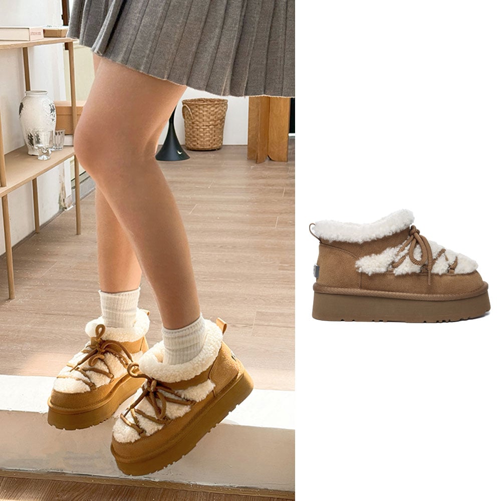 [무료배송] 호주정품 EVER AU 미니 카멘 스노우 부츠 (굽3.8cm) UGG UEA3012